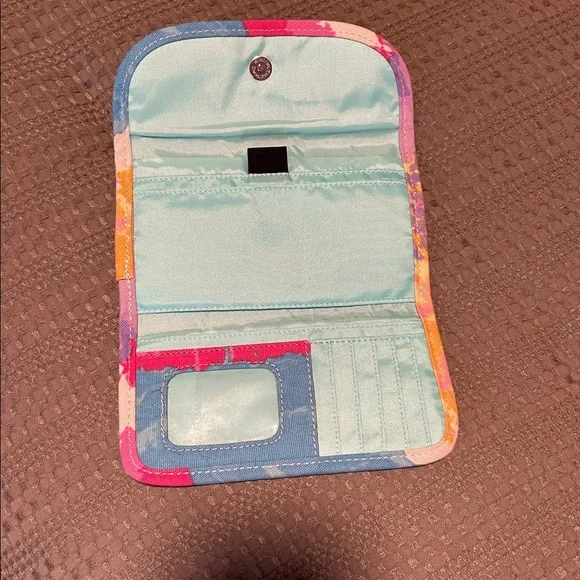 Kavu Canvas Wallet - Blue, Yellow, Pink, Cream - Picture 5 of 5